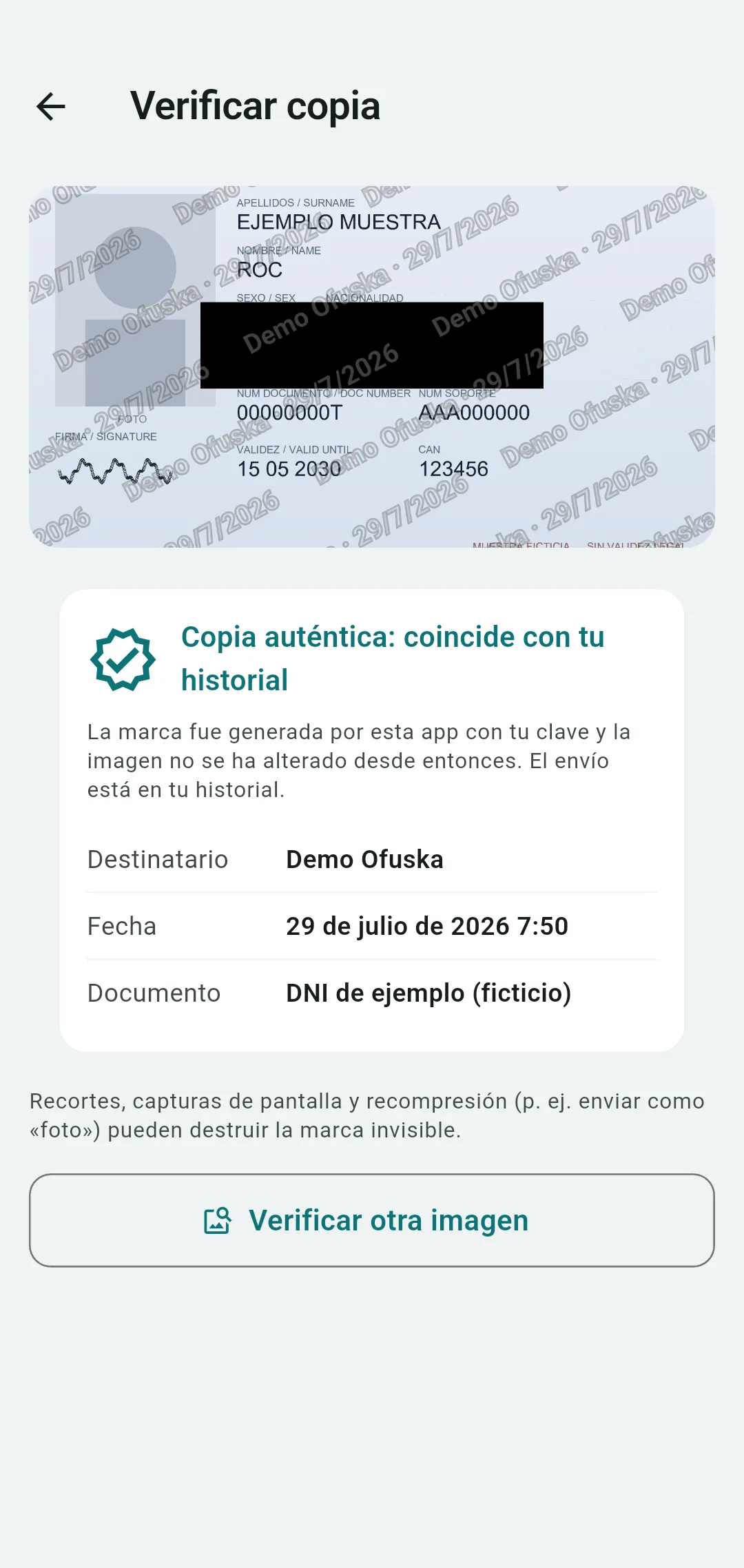 Historial de envíos de Ofuska con cada candidatura de alquiler registrada