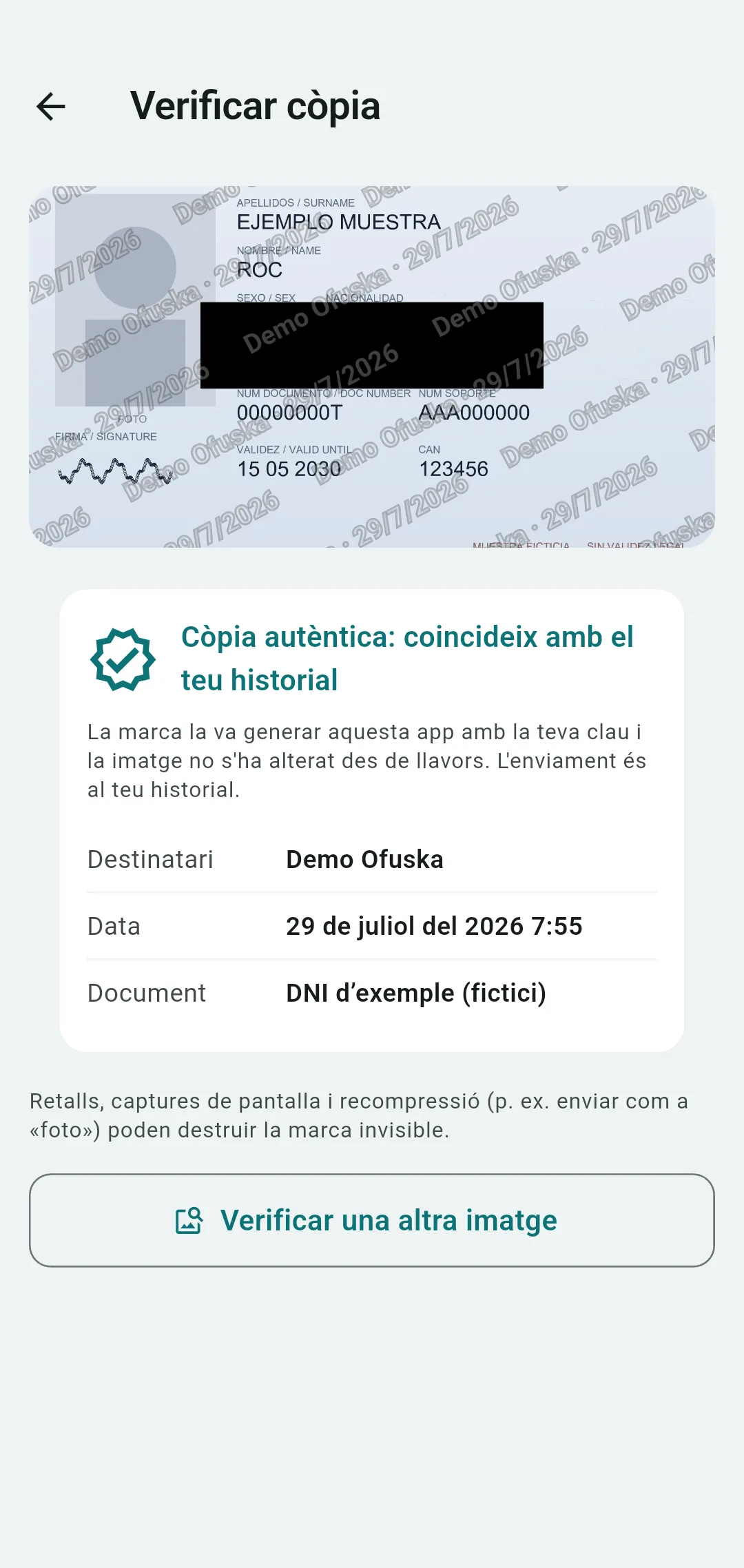 Historial d'enviaments d'Ofuska amb cada candidatura de lloguer registrada